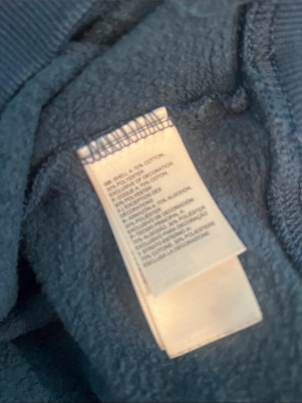 The North Face - Blue/Teal Logo Pullover Hoodie, Size L, Good Condition! - Picture 9 of 10